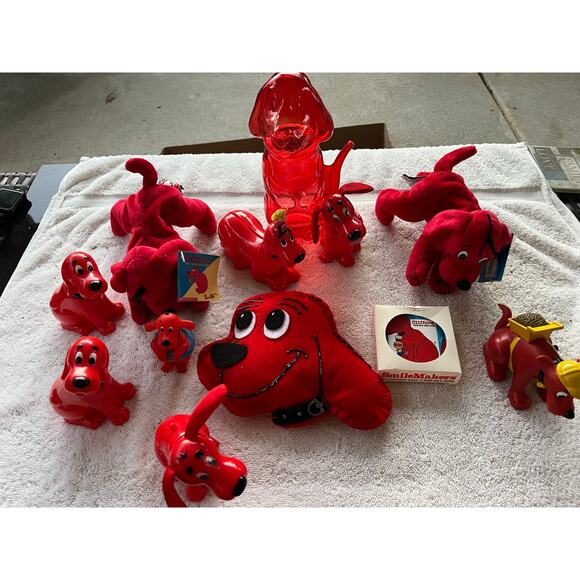 Clifford the dog vintage toy lot - Picture 1 of 5